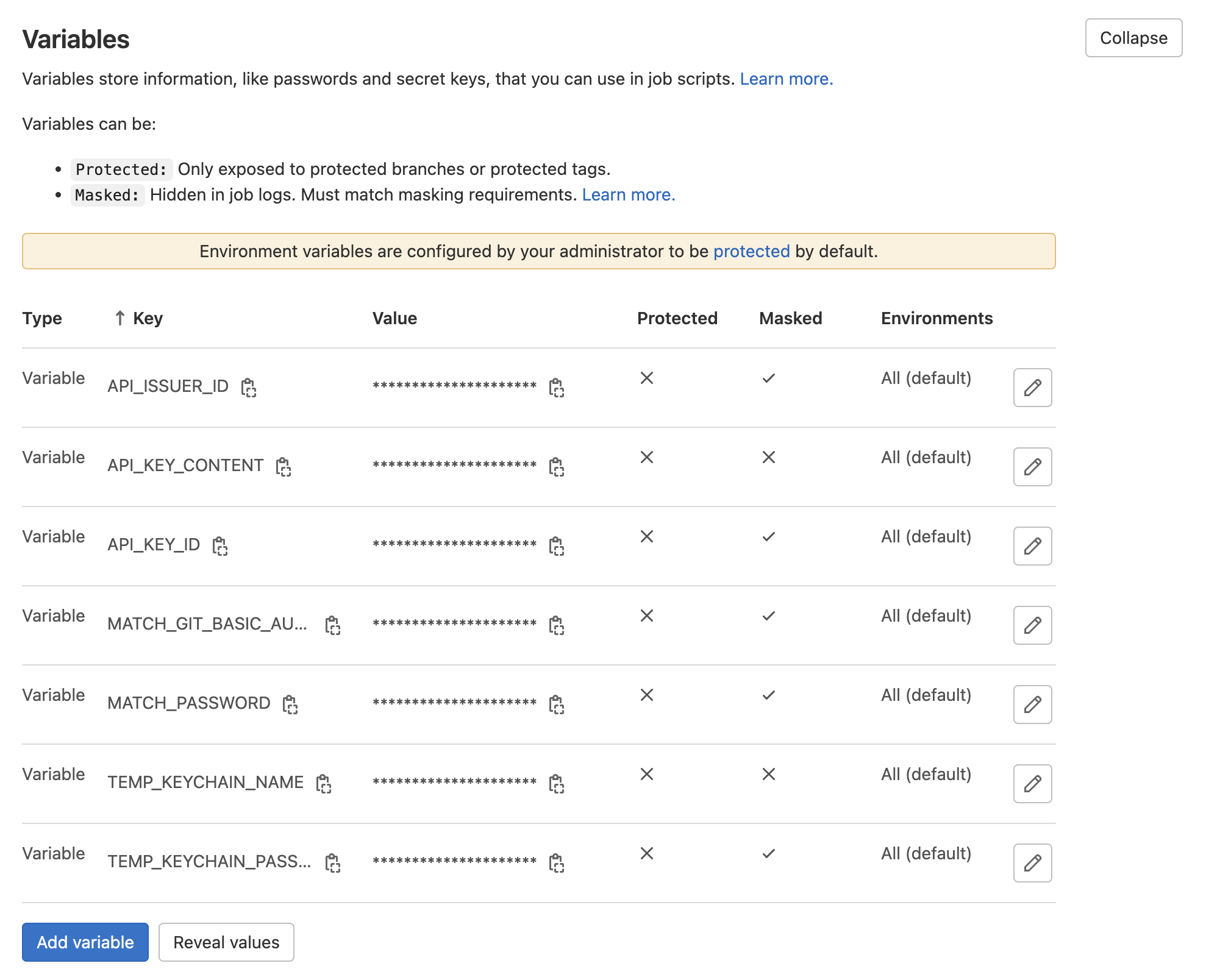 GitLab CI/CD Variables | 인포그랩 GitLab