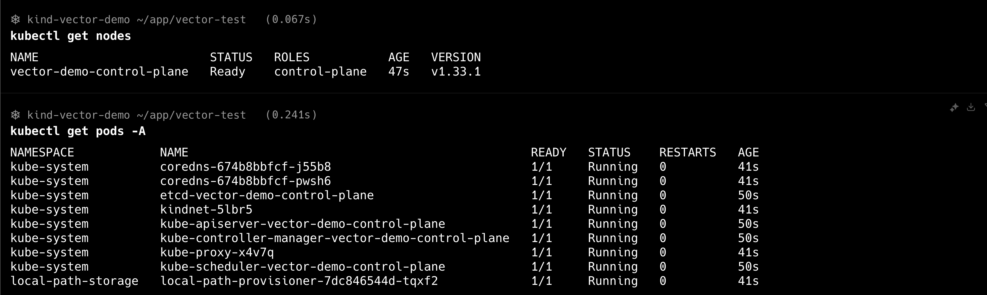 정상적으로 생성된 Kubernetes 클러스터 | 인포그랩 GitLab