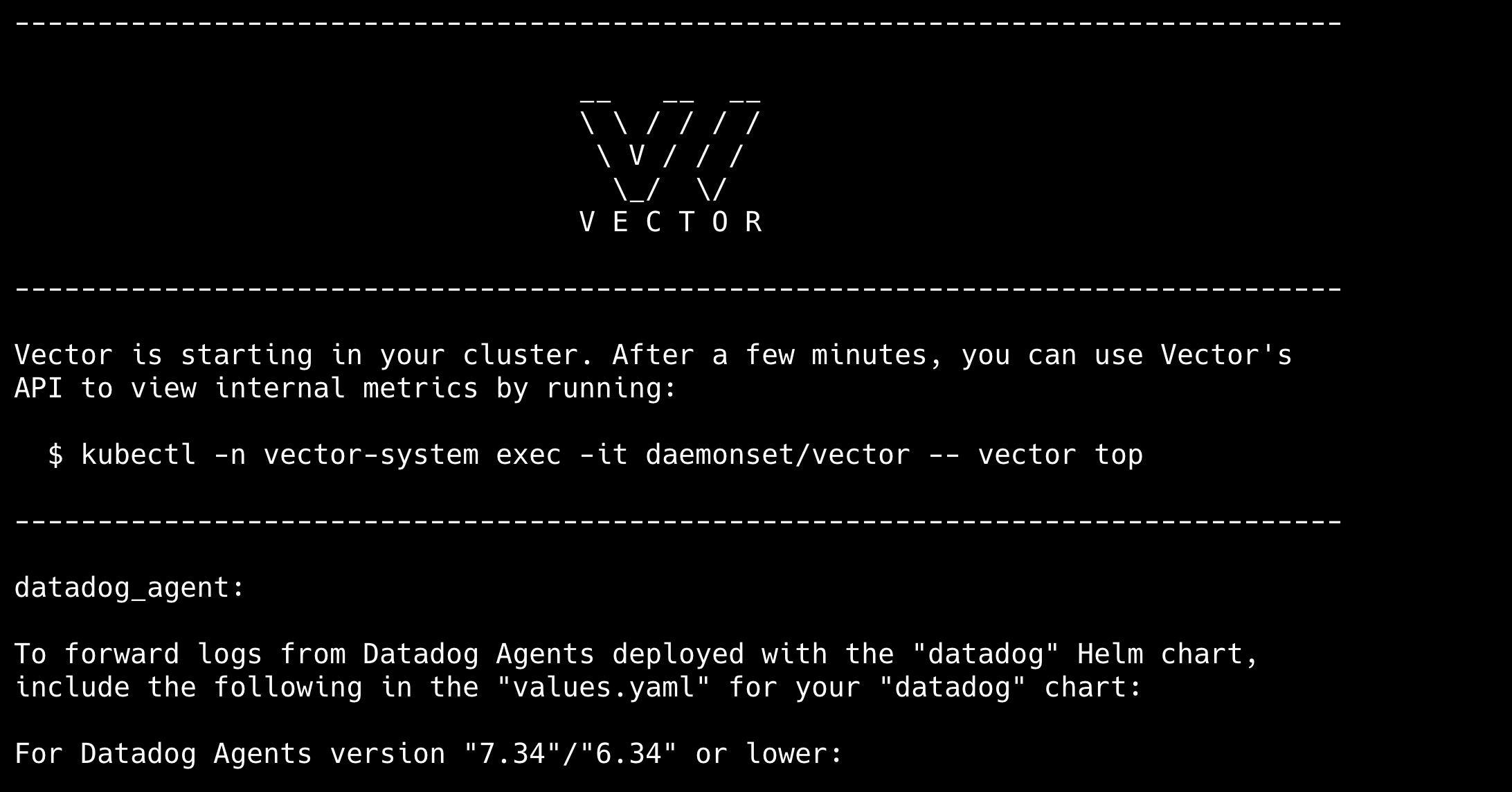 Vector Helm 차트 설치 과정 | 인포그랩 GitLab
