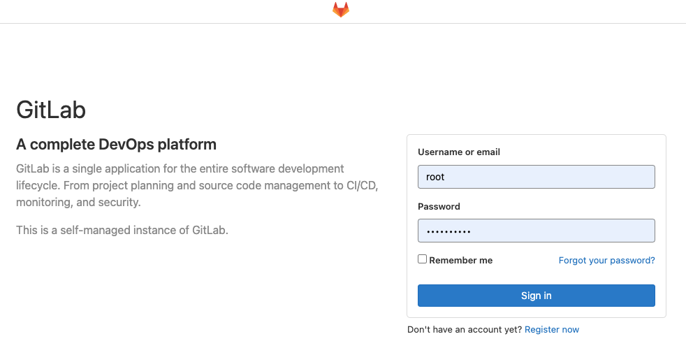 GitLab Admin 로그인 | 인포그랩 GitLab